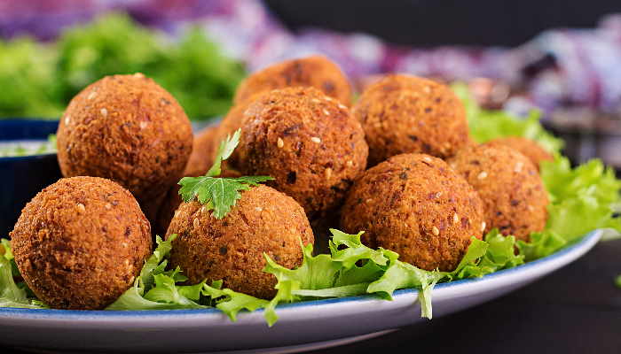 falafel piselli